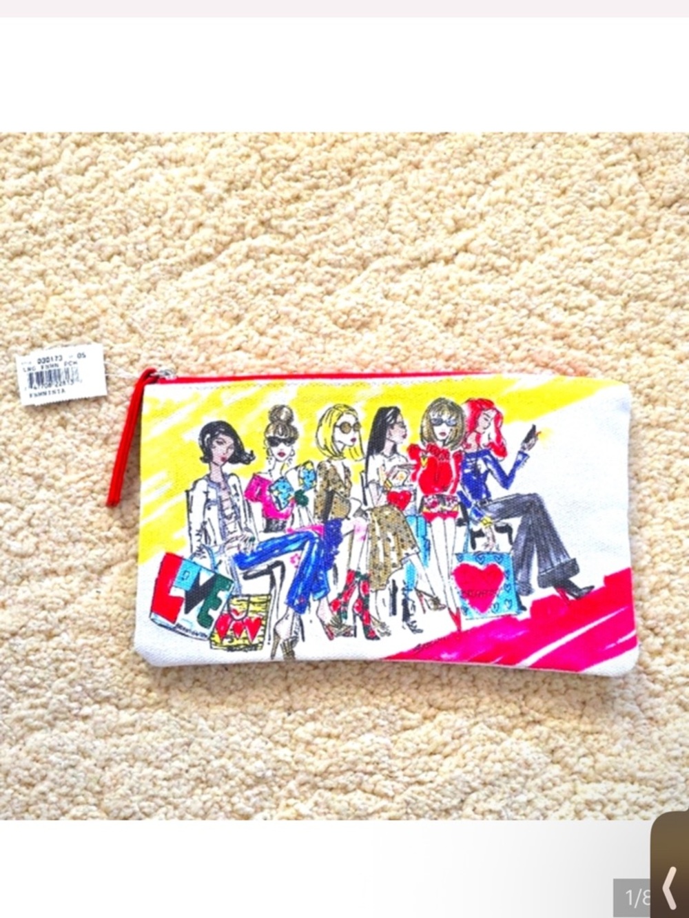 NWT: BRIGHTON FASHIONISTA CANVAS CASE